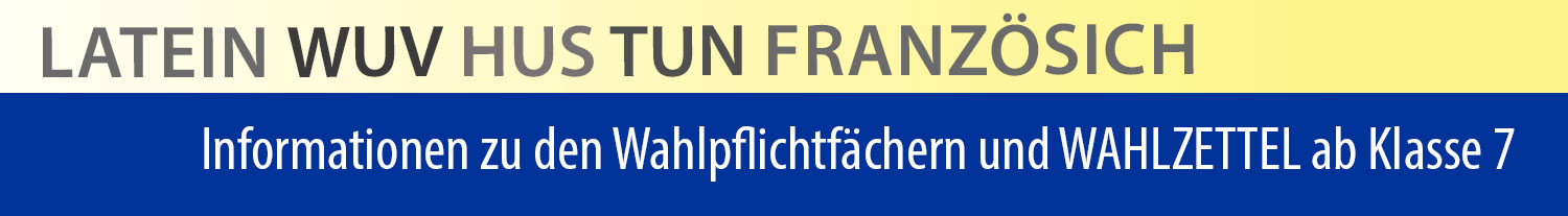 Information Wahlpflichtfach 6